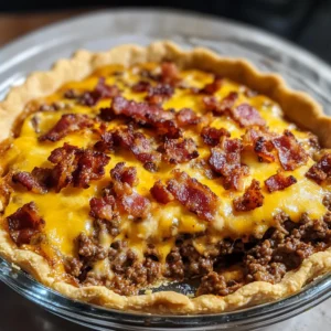 Bacon Cheeseburger Pie 30 Minutes Ultimate Delicious