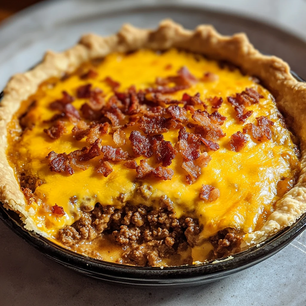 Bacon Cheeseburger Pie 30 Minutes Ultimate Delicious