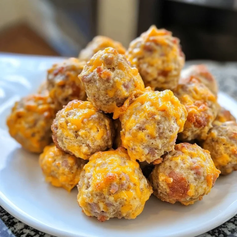 Bisquick Sausage Balls 4 Servings Easy Delicious