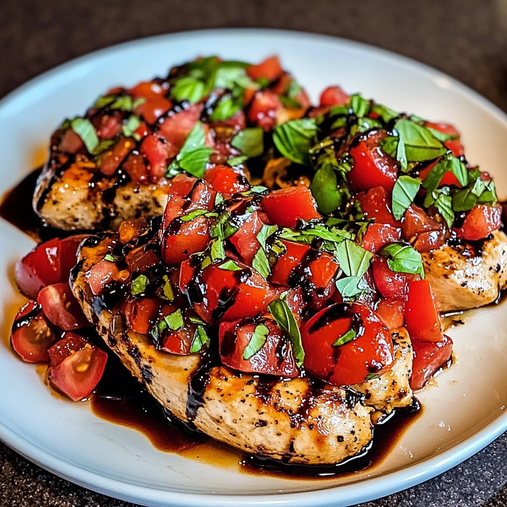 Create Mouthwatering Bruschetta Chicken in Just 30 Minutes! 4 Bruschetta Chicken 4 Ingredients Easy Delicious
