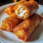 Buffalo Chicken Dip Egg Rolls 12 Ingredients Easy Delicious
