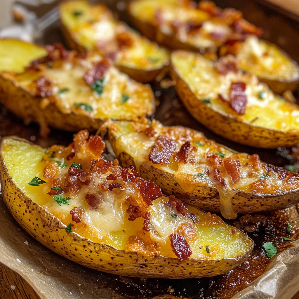 Cheddar Bacon Potato Wedges 30 Minutes Ultimate Delicious