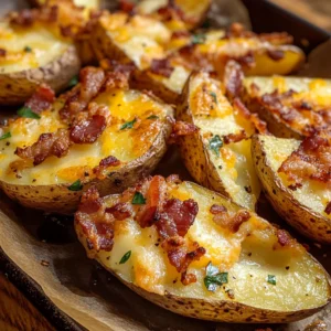 Cheddar Bacon Potato Wedges 30 Minutes Ultimate Delicious