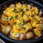 Cheesy Campfire Potatoes 4 Servings Easy Delicious