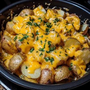 Cheesy Campfire Potatoes 4 Servings Easy Delicious