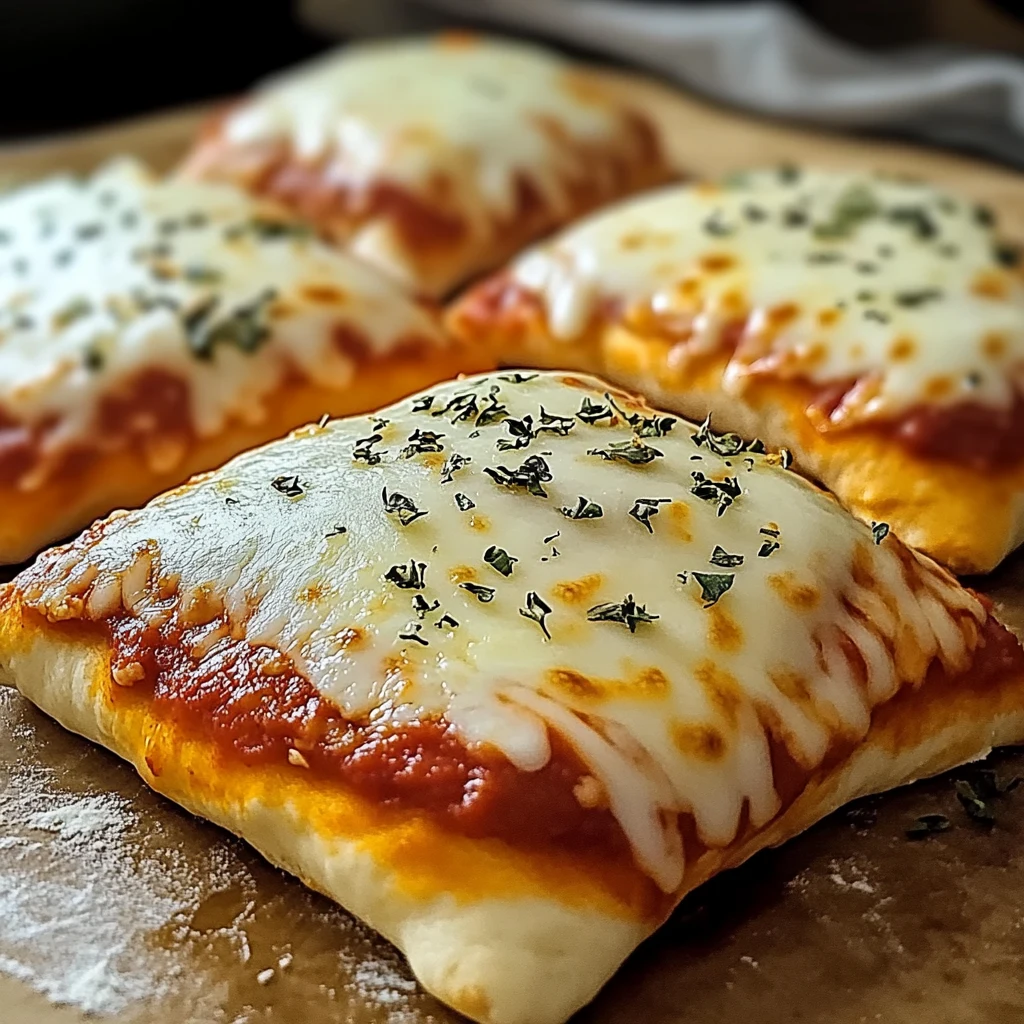 Cheesy Pizza Pockets 30 Minutes Easy Delicious