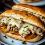 Chicken Cheese Steak Sandwiches 5 Steps Ultimate Delicious