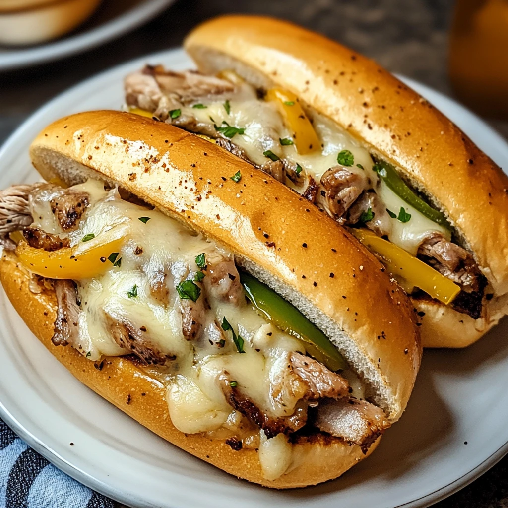 Chicken Cheese Steak Sandwiches 5 Steps Ultimate Delicious