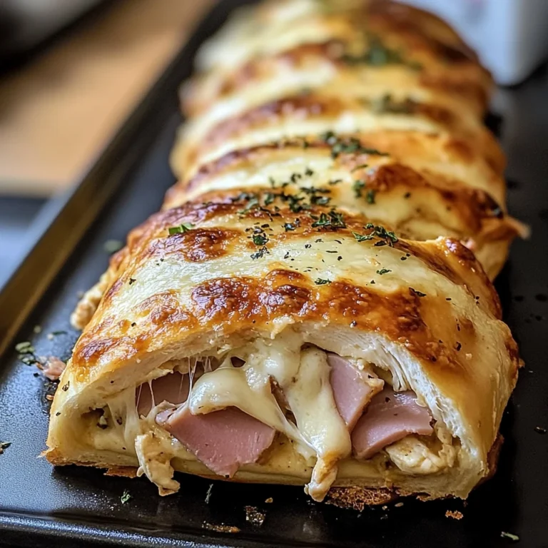 Chicken Cordon Bleu Stromboli 30 Minutes Easy Delicious