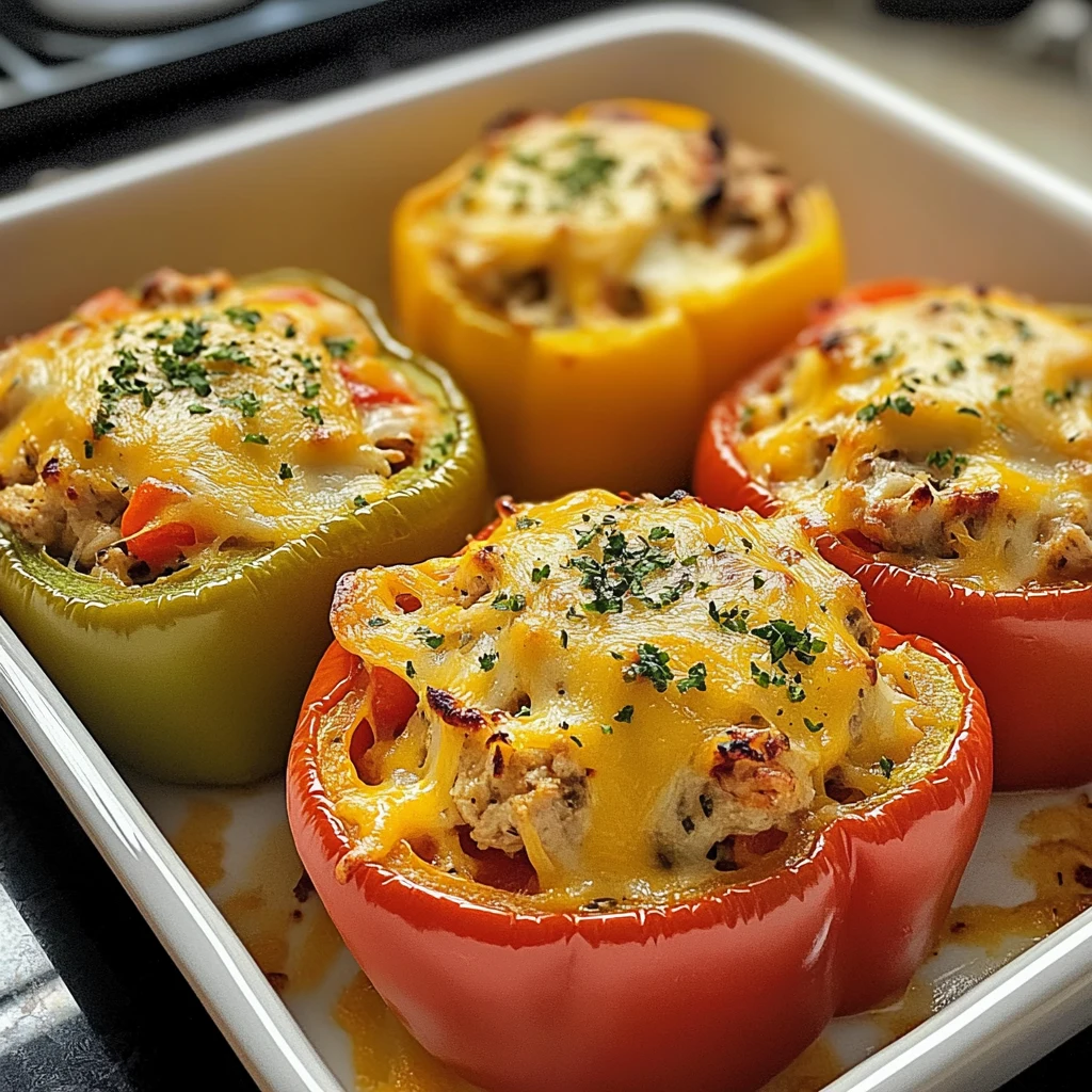 Chicken Stuffed Peppers 30 Minutes Ultimate Delicious