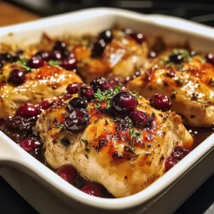 Cranberry Chicken Bake 4 Servings Ultimate Delicious