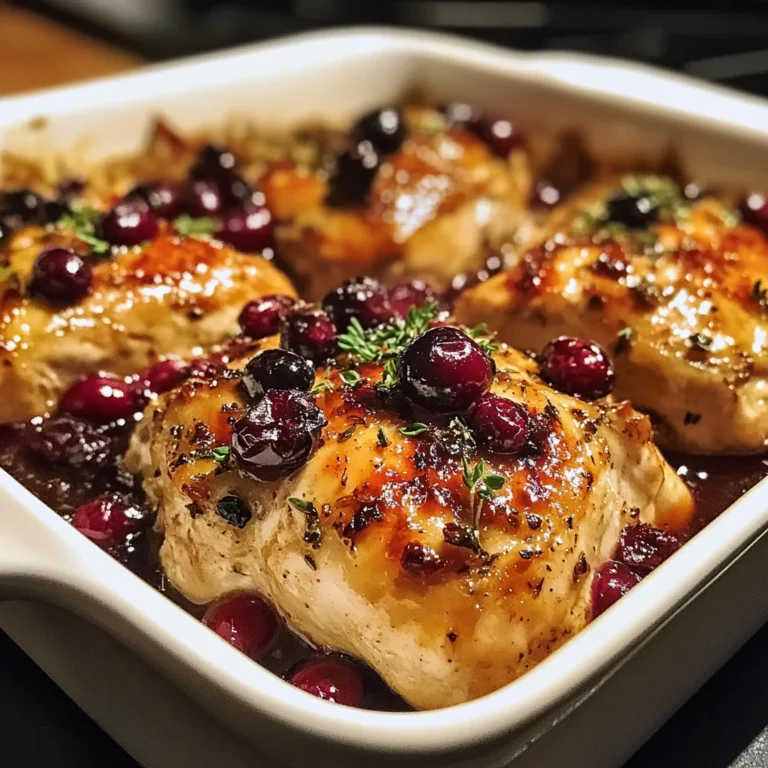 Cranberry Chicken Bake 4 Servings Ultimate Delicious