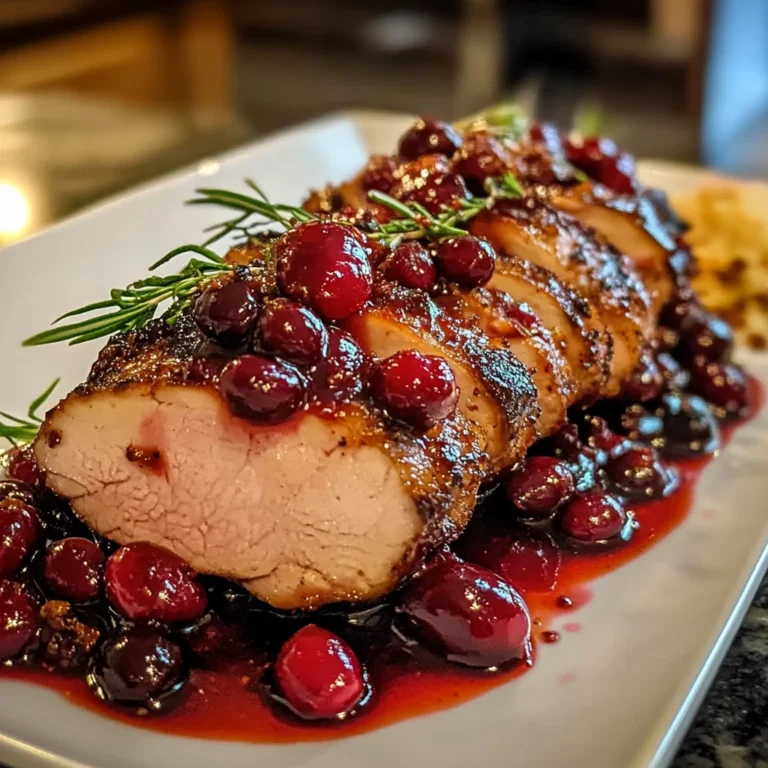 Cranberry Glazed Pork Tenderloin 30 Minutes Easy Delicious