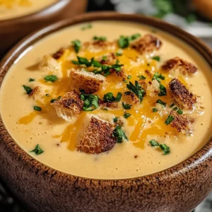 Creamy Beer Cheese Soup 30 Minutes Ultimate Delicious