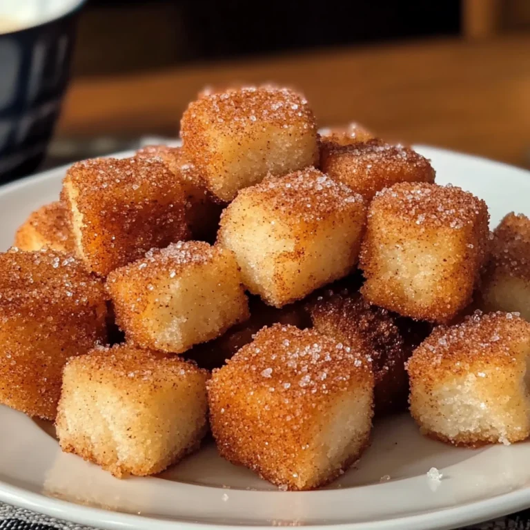Crispy Angel Cake Churro Bites 4 Servings Easy Delicious