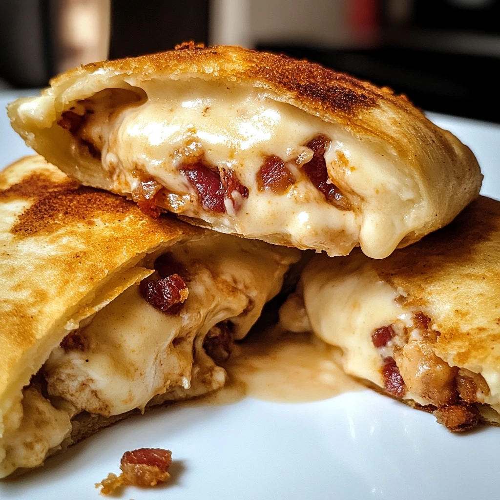 Crispy Bacon Ranch Chicken Queso Pockets 30 Minutes Easy Delicious
