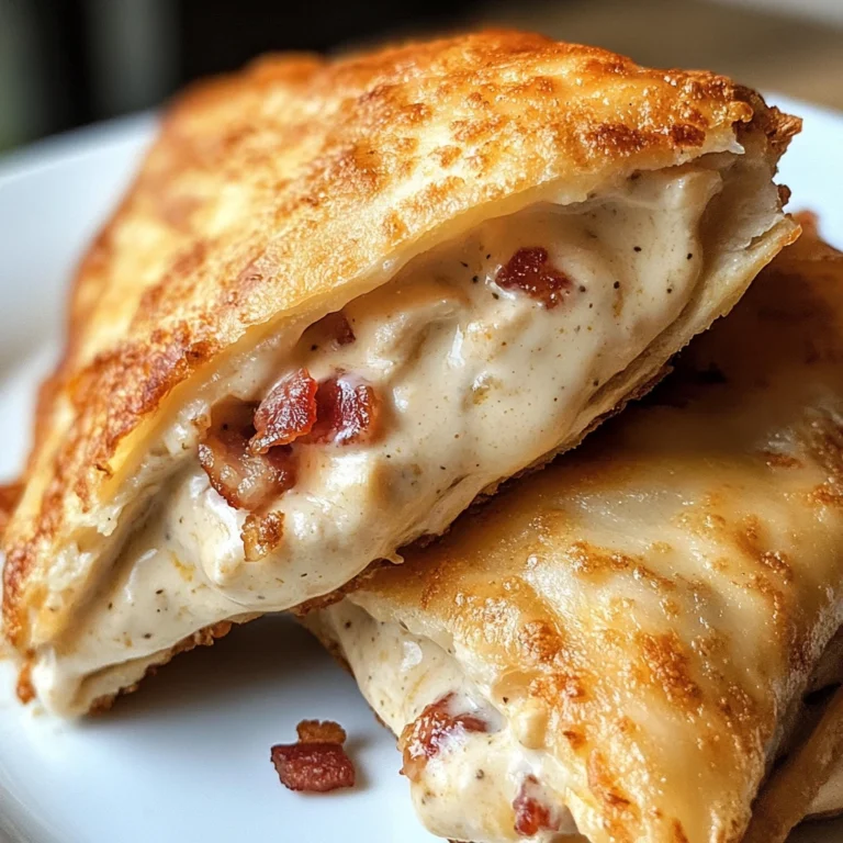 Crispy Bacon Ranch Chicken Queso Pockets 30 Minutes Easy Delicious
