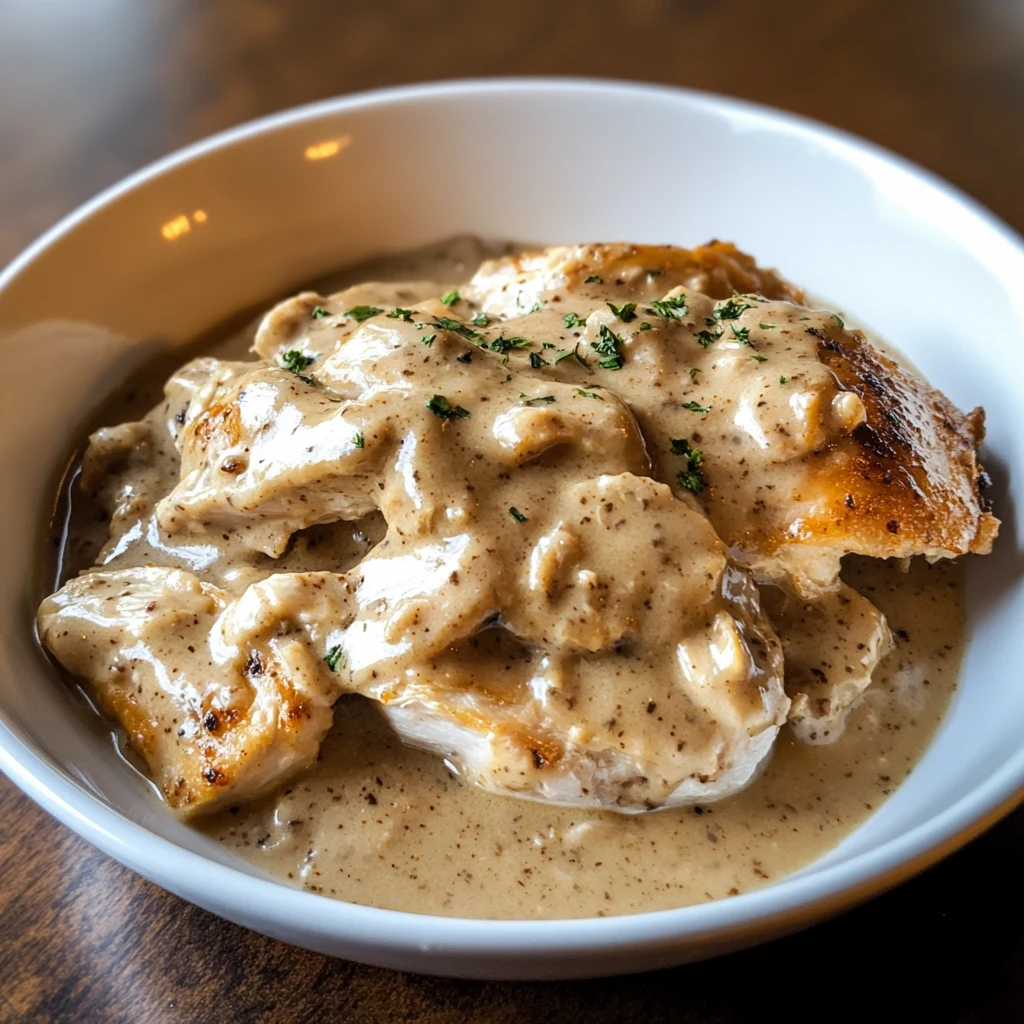 Crockpot Chicken And Gravy 4 Ingredients Easy Delicious