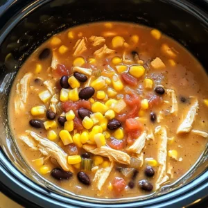 Crockpot Chicken Tortilla Soup 7 Ingredients Ultimate Delicious