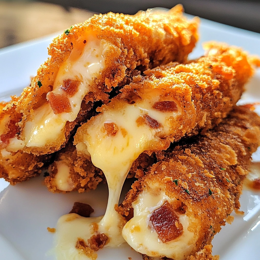 Deep-Fried Bacon Ranch Chicken Cheese Stick Bombs 30 Minutes Ultimate Delicious