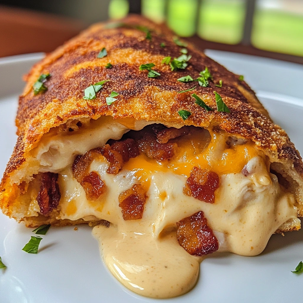 Deep-Fried Ranch Bacon Chicken Queso Stromboli Bombs 30 Minutes Ultimate Delicious