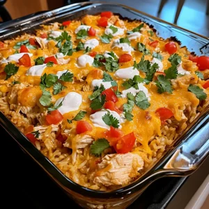 Fajita Chicken Casserole 4 Servings Ultimate Delicious