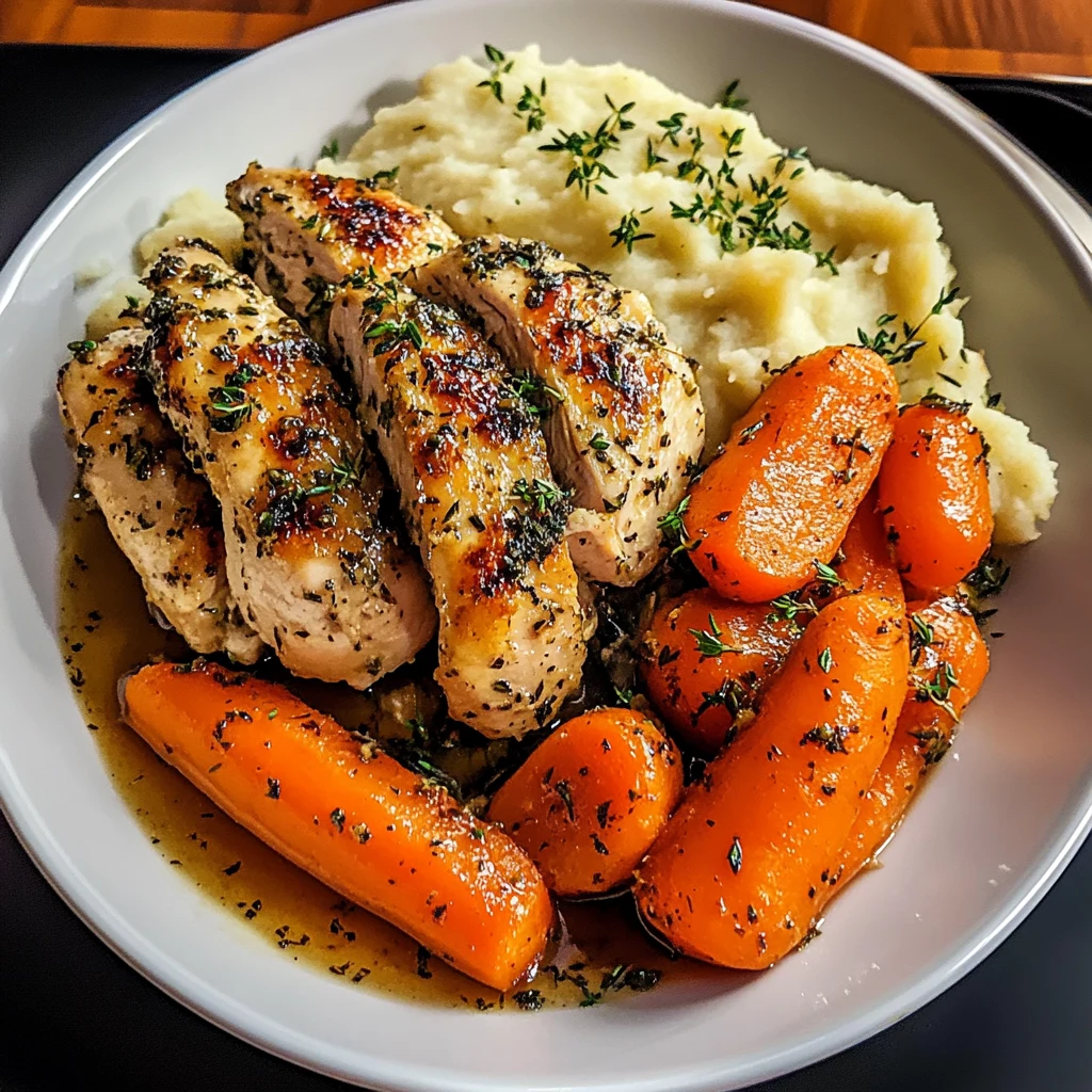 Garlic Herb Chicken with Mashed Potatoes: 30 Minutes Easy Delicious