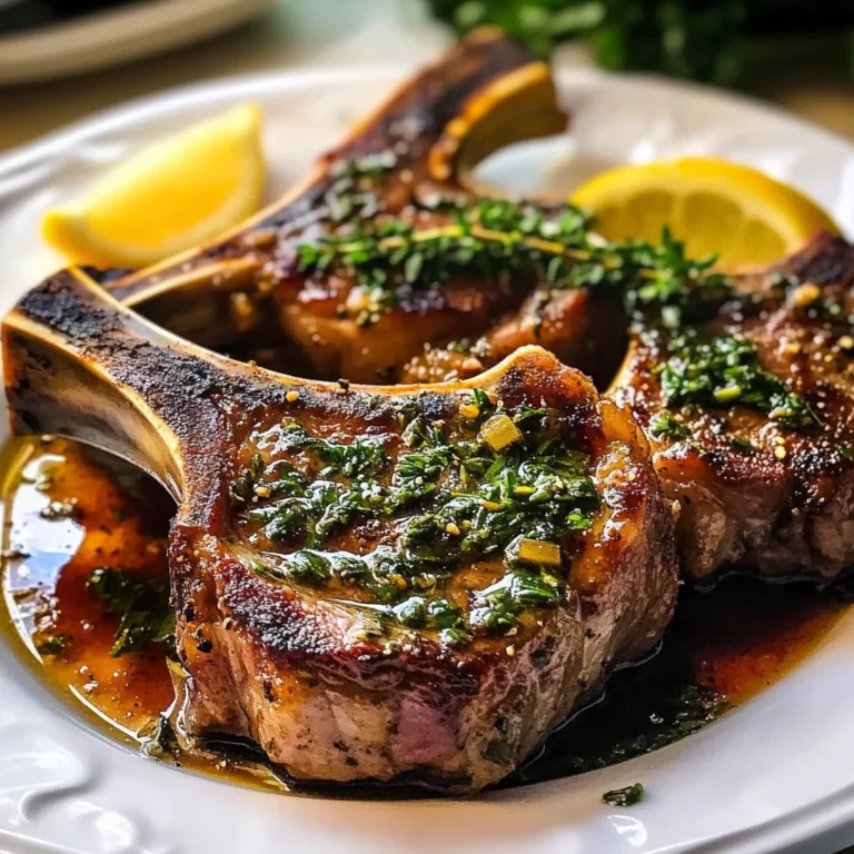 Garlic and Herb Lamb Chops 5 Steps Ultimate Delicious