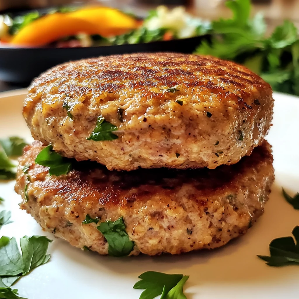 Ground Turkey Burger 4 Servings Perfect Delicious