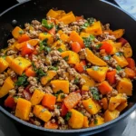 Ground Turkey Sweet Potato Skillet 30 Minutes Easy Delicious