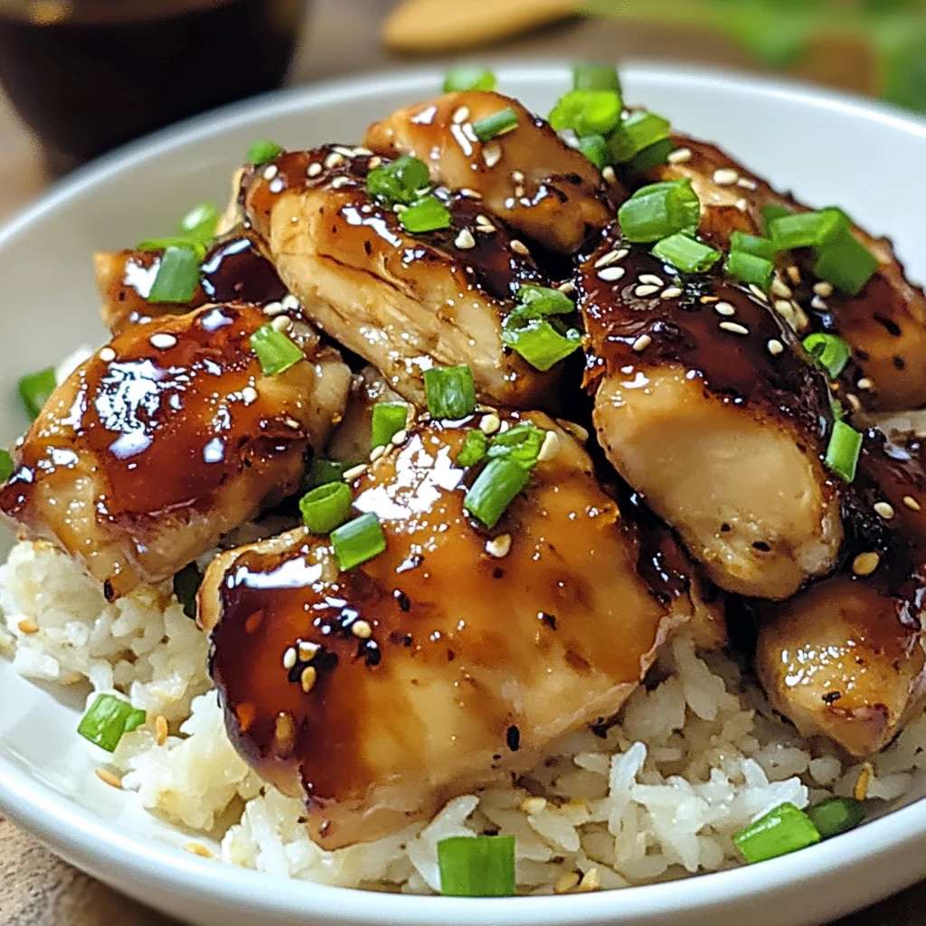 Hawaiian Style Teriyaki Chicken 4 Servings Easy Delicious