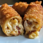 Mac and Cheese Chicken Bacon Ranch Egg Rolls - 12 Ingredients Ultimate Amazing