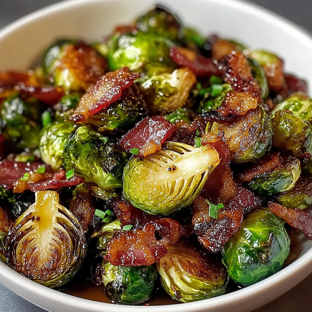 Maple Bacon Roasted Brussels 30 Minutes Ultimate Delicious