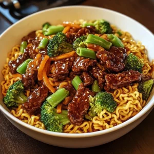 Mongolian Beef Stir-Fry with Ramen 30 Minutes Easy Delicious