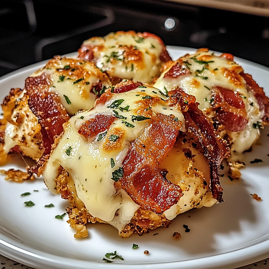 Indulge in Bacon Chicken Parmesan Loaded Carnage for a Flavor Explosion! 4 Bacon Chicken Parmesan Loaded Carnage 6 Steps Ultimate Delicious