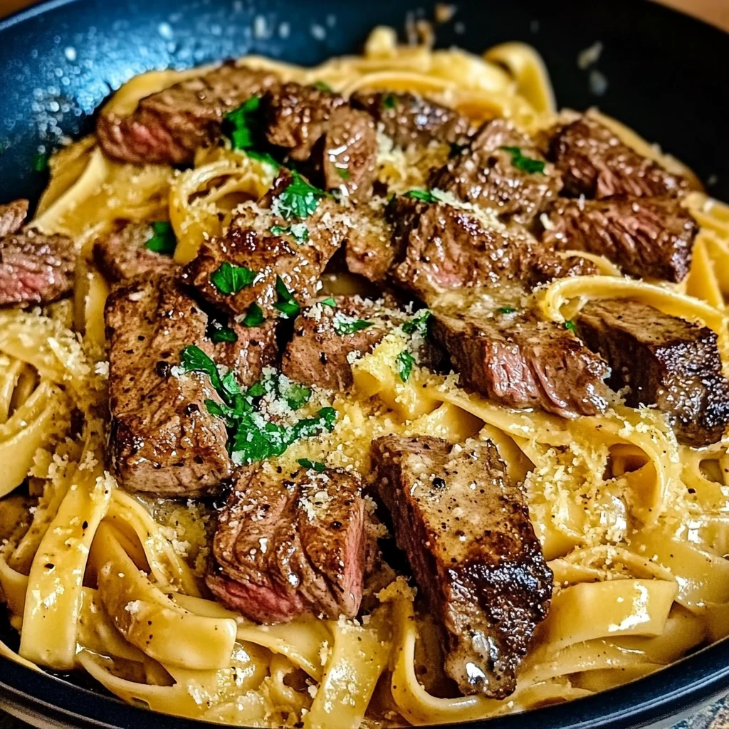 Savor the Flavor: One-Pan Creamy Cajun Honey Garlic Steak Pasta Recipe 4 One-Pan Creamy Cajun Honey Garlic Steak Pasta 30 Minutes Ultimate Delicious