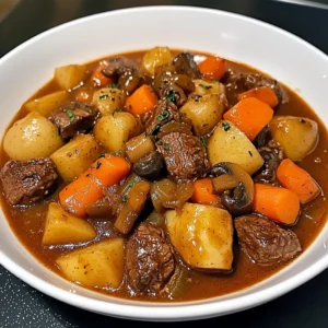 One-Pot Autumn Beef Stew 4 Servings Perfect Delicious