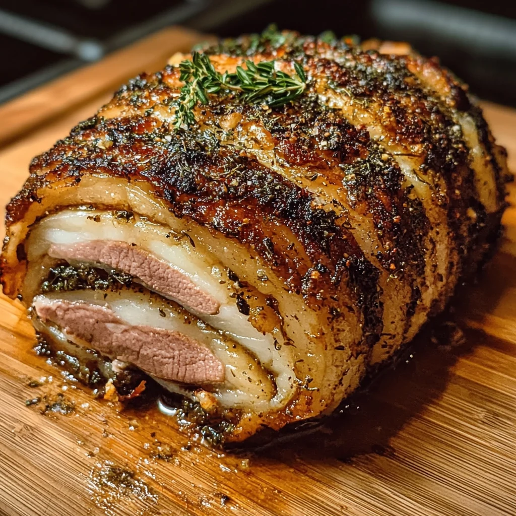 Porchetta with Fennel and Herbs: 7 Ingredients Supreme Delicious