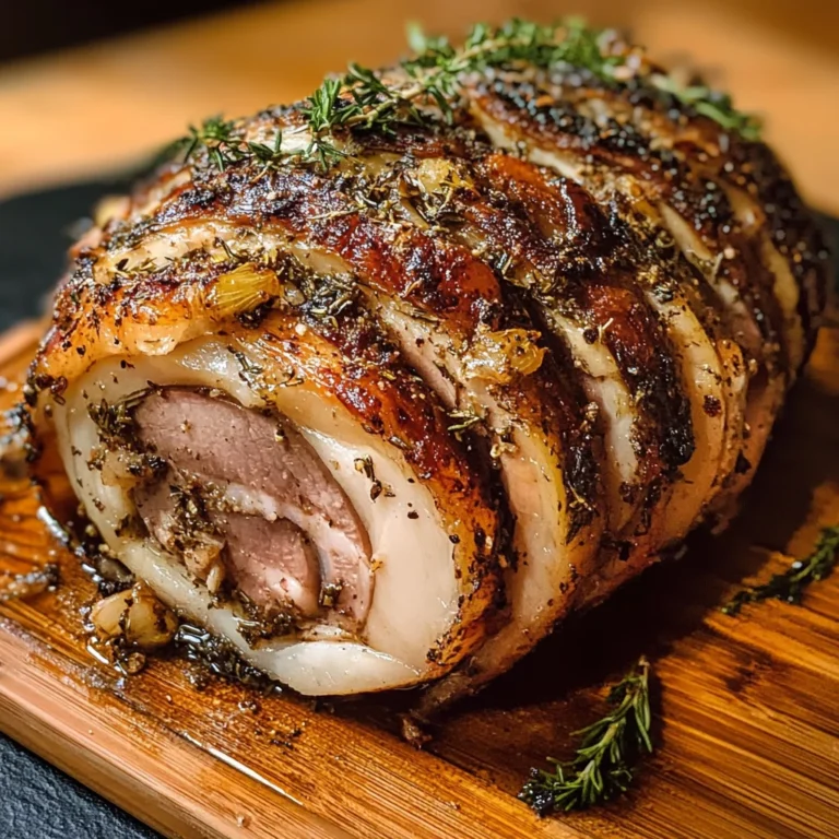 Porchetta with Fennel and Herbs: 7 Ingredients Supreme Delicious