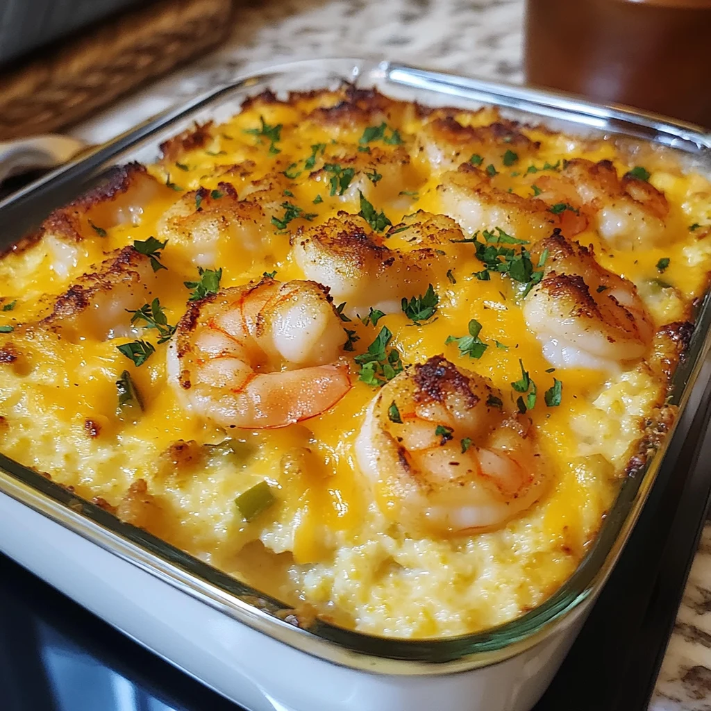 Shrimp & Grits Casserole 30 Minutes Supreme Delicious