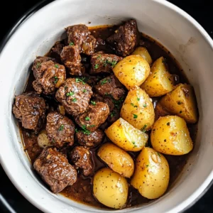 Slow Cooker Garlic Butter Beef Bites & Potatoes: 5 Steps to Delicious