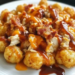 Smoky Bacon Chicken Ranch Tater Tot Crater 30 Minutes Easy Delicious