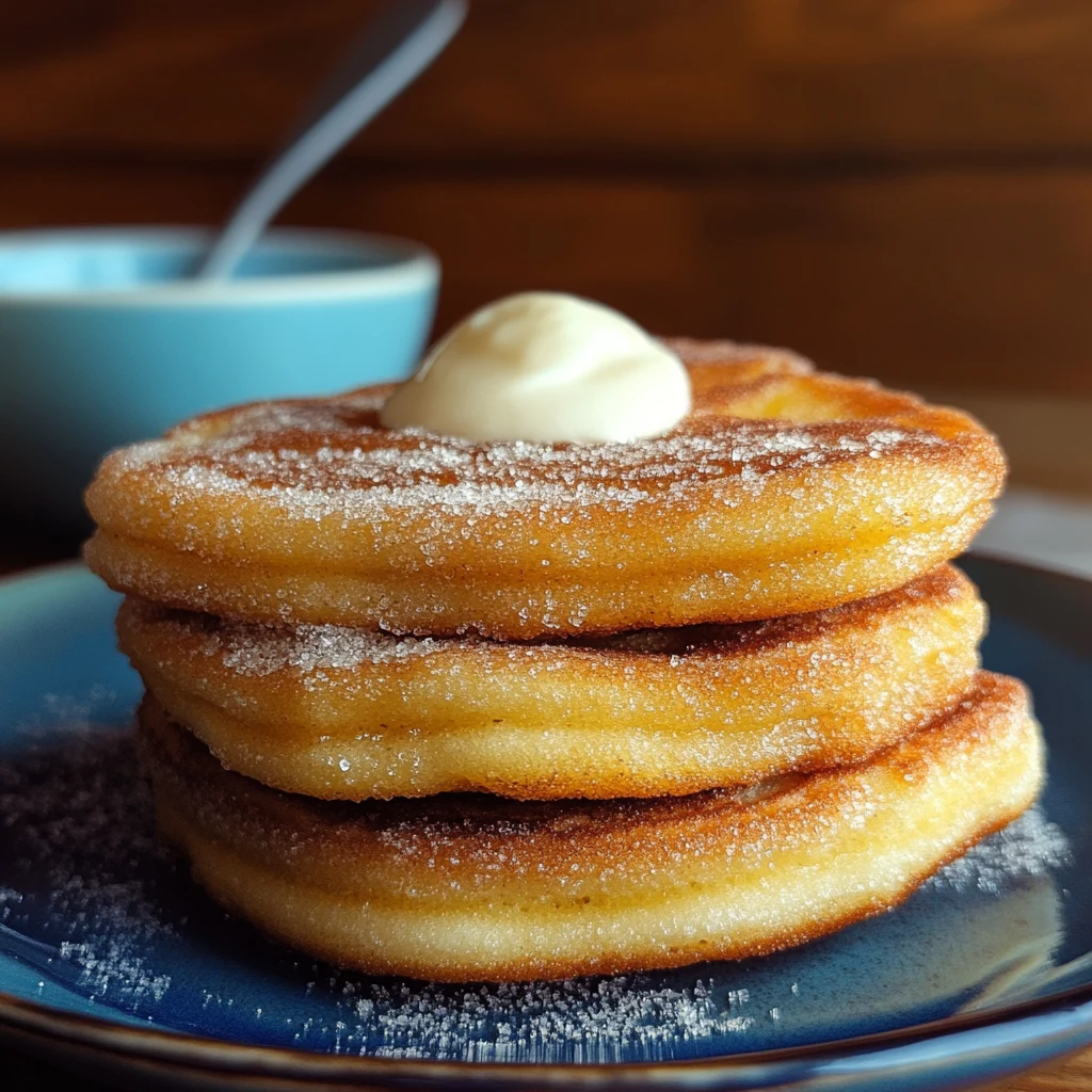 Spanish Churro-Inspired Pancakes 4 Servings Easy Delicious