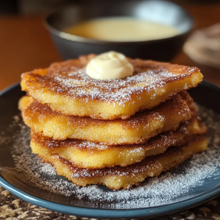 Spanish Churro-Inspired Pancakes 4 Servings Easy Delicious