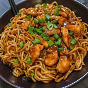 Sticky Garlic Chicken Noodles 20 Minutes Quick Delicious