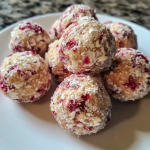 Strawberry Cheesecake Protein Balls 6 Ingredients Easy Delicious