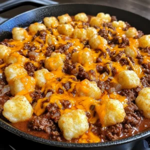 Tater Tot Sloppy Joe Skillet 30 Minutes Easy Delicious