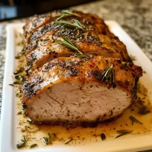 Tender and Juicy Pork Loin Roast 40 Minutes Easy Delicious