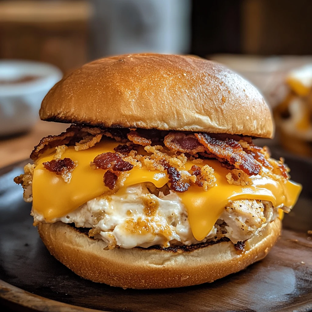 5-Ingredient Crack Chicken Sandwich: Easy & Delicious