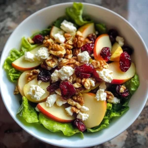 Autumn Harvest Honeycrisp Apple and Feta Salad - 5 Steps to Delicious